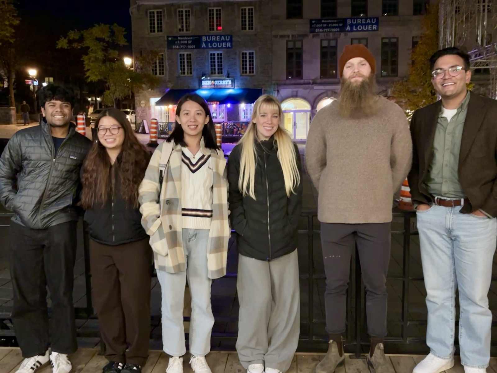 Our growing team